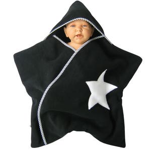 star fleece baby wrap sleeping bag sleepsack swaddle footmuff image 2