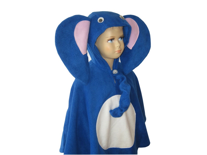 elephant blue halloween carnival costume cape for toddlers