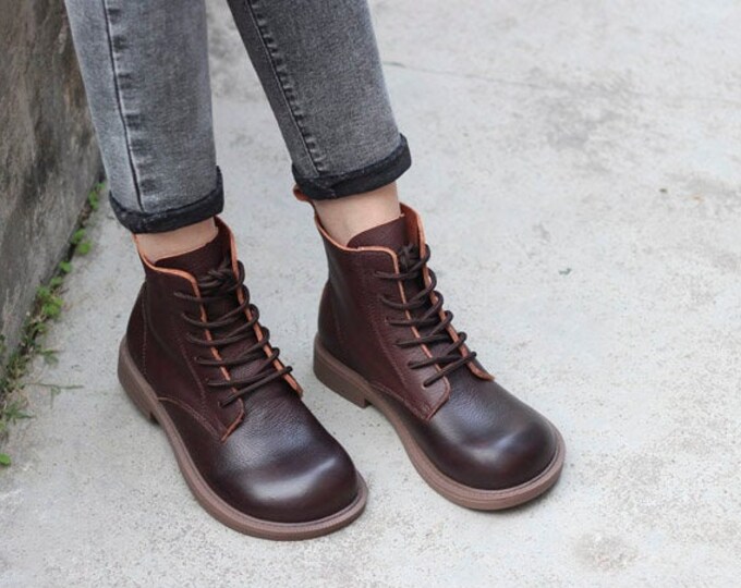 brown ankle boots uk