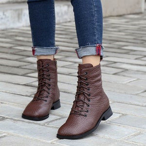 Ankle Length Boots Etsy Canada