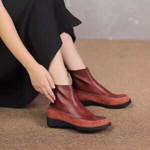 Booties with back zipper deals