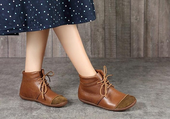 Stivaletti fatti a mano scarpe oxford da donna scarpe | Etsy Italia