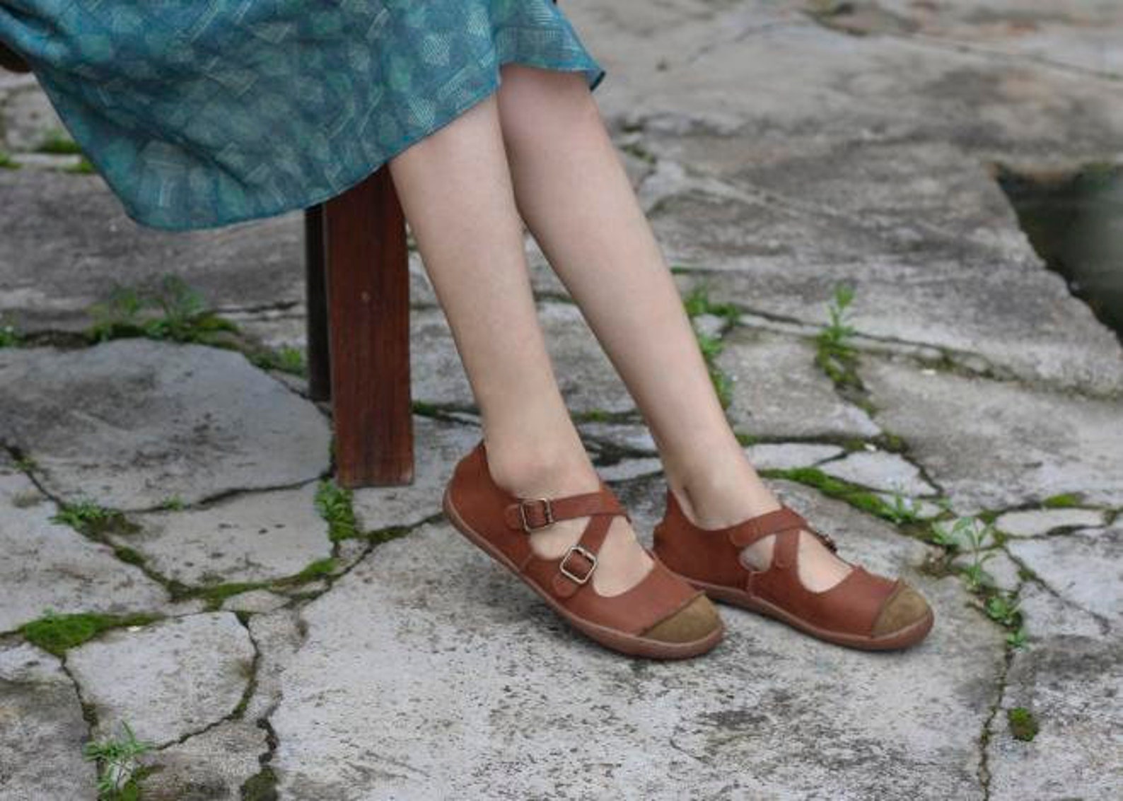 handmade women leather flat shoes,comfortable oxford shoes, retro leather shoes, slip-ons, ballet shoes, very soft