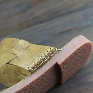 Handmade Simple Sandals for Women, Summer Shoes, Leather Strap Sandal ...
