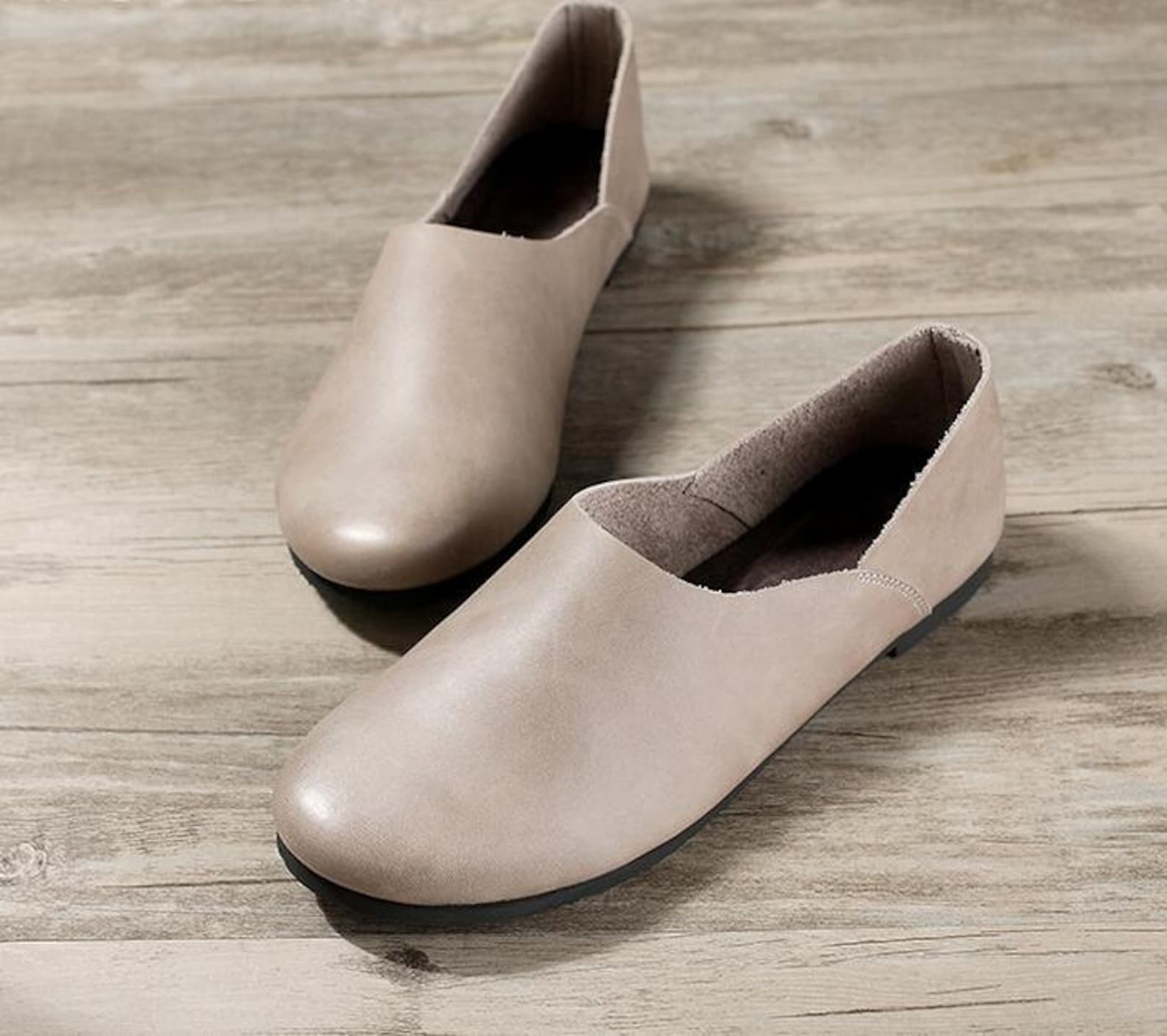 2 colors! handmade soft leather flat shoes,oxford women shoes, flat shoes, slip-ons, loafers, ballet shoes,black shoes, gray sho