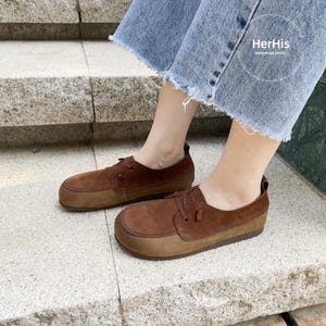Handmade Women Flat Leather Shoes,Comfortable Oxford Women Shoes, Retro Leather Shoes, Wide Style Shoes,Casual Shoes,Gift For Her