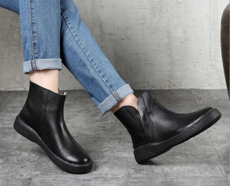 flat ankle boots uk
