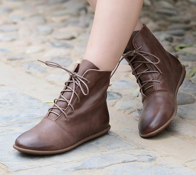 Handmade Women Leather ShoesAnkle BootsOxford Women Shoes Etsy