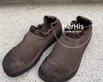 Zapatos planos de cuero hechos a mano para mujer, cómodos zapatos Oxford, zapatos de cuero suave, zapatos casuales, mocasines, mocasines
