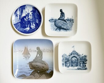 Desiree Denmark Old Copenhagen Blue Collectible Plate | Blue and