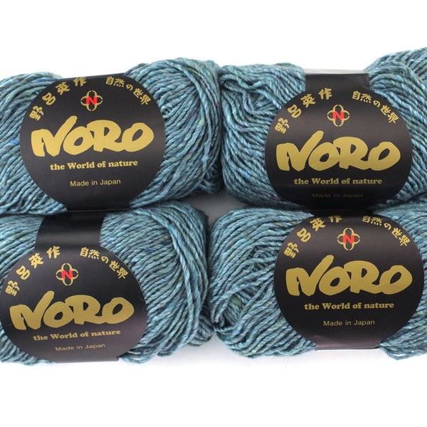 Noro Silk Garden Solo Color 60, silk mohair wool Aran Weight Knitting Yarn, slate blue