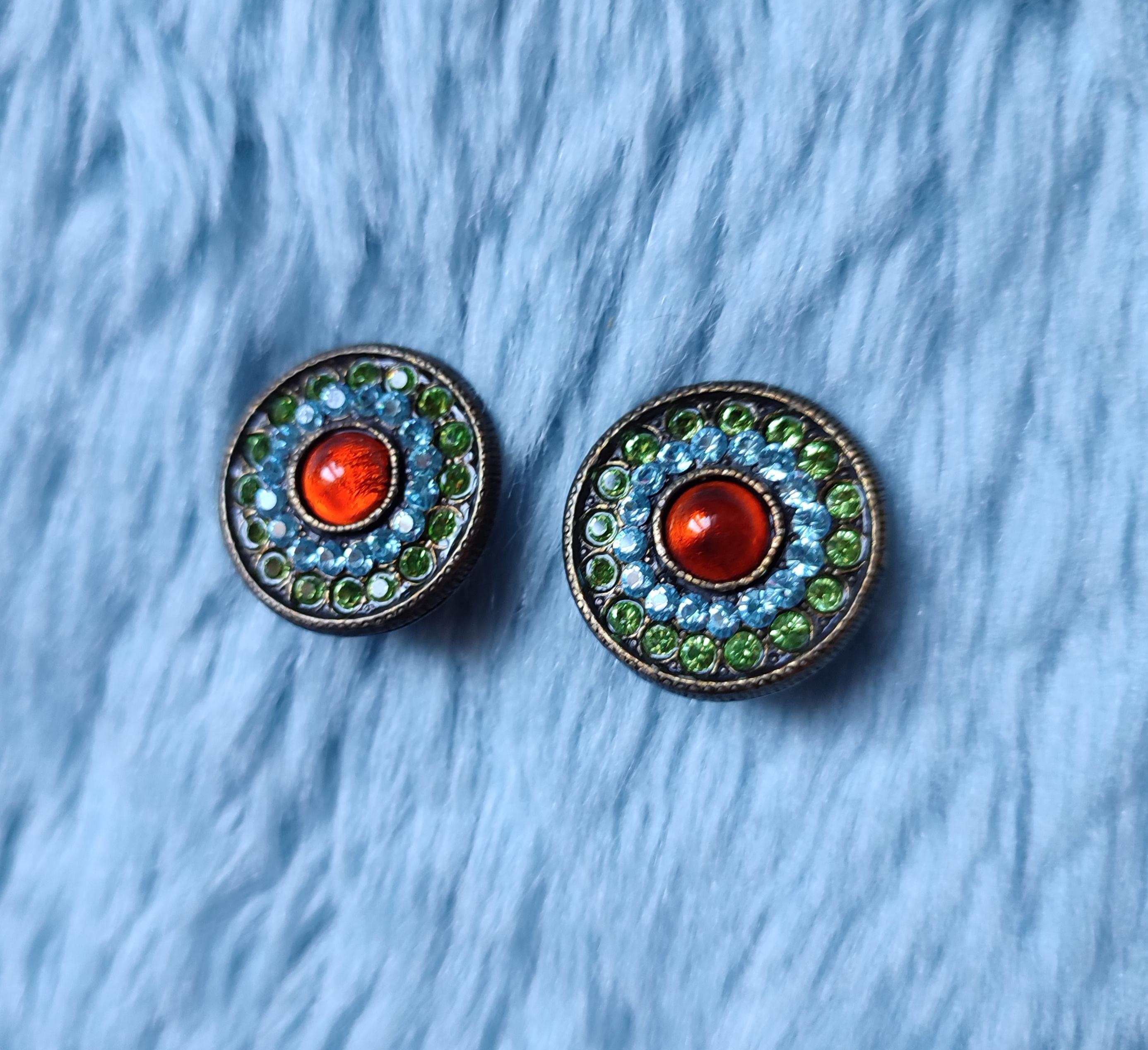 Boucles D'Oreilles Dormeuses Poggi Paris - 25x15 Mm - Argenté - Occasion