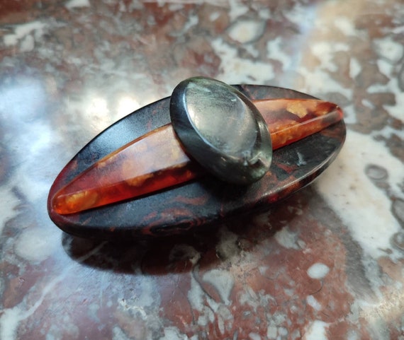 Exquisite Camille Guillot Hair Clip / Vintage With Stylized  display picture 1