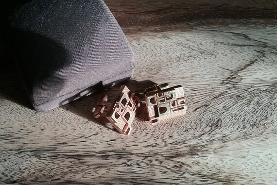 1960-70 FA Cufflinks Retro look incredible openwo… - image 5