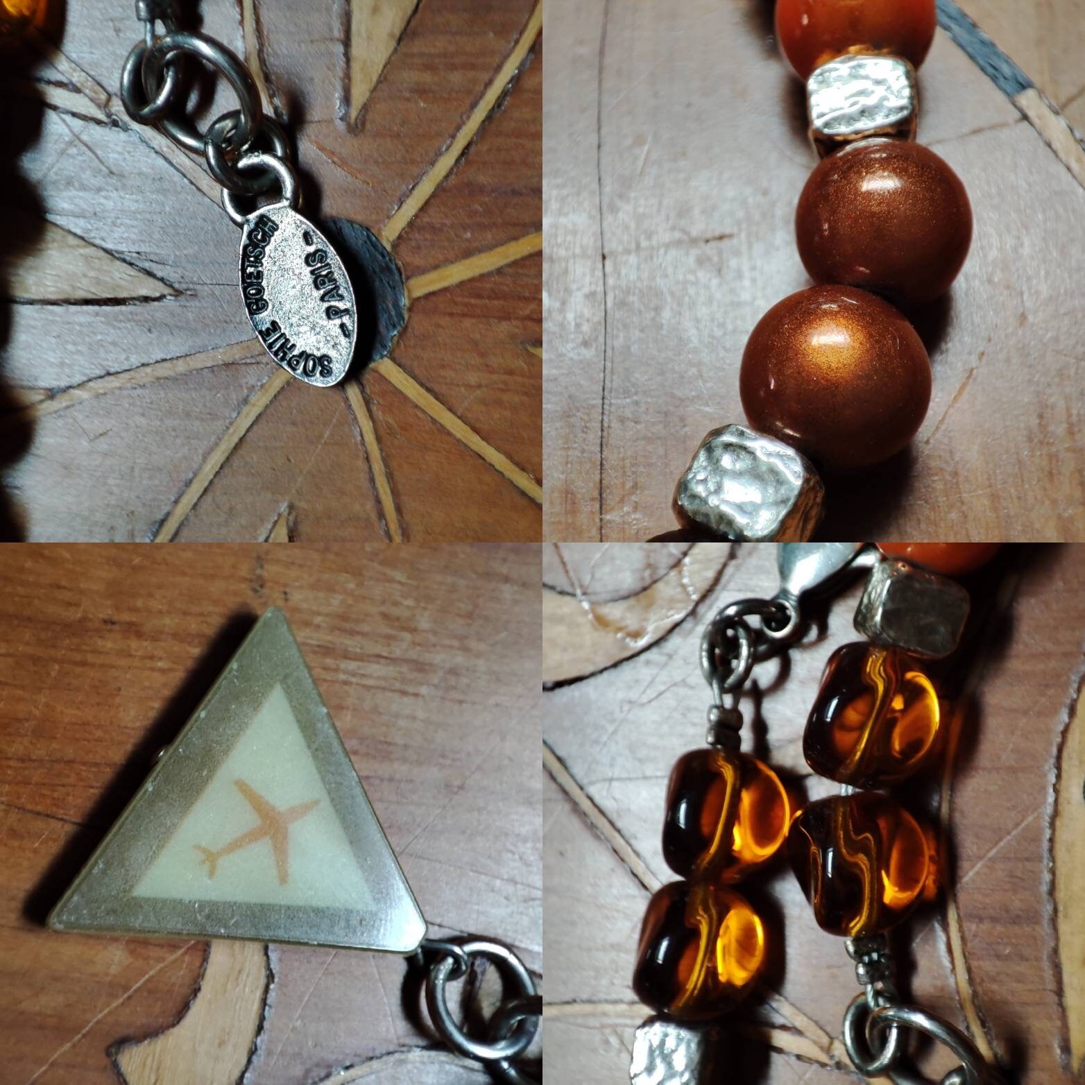 Sophie GOETSCH Paris Vintage French Boho Chic Necklace With