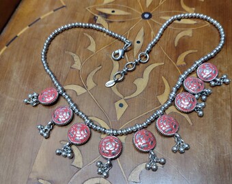 Collier Vintage Scooter Paris Signé - Couleur Argent - Neuf Sans Emballage