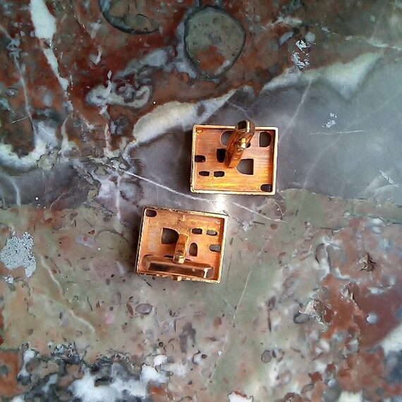 1960-70 FA Cufflinks Retro look incredible openwo… - image 10