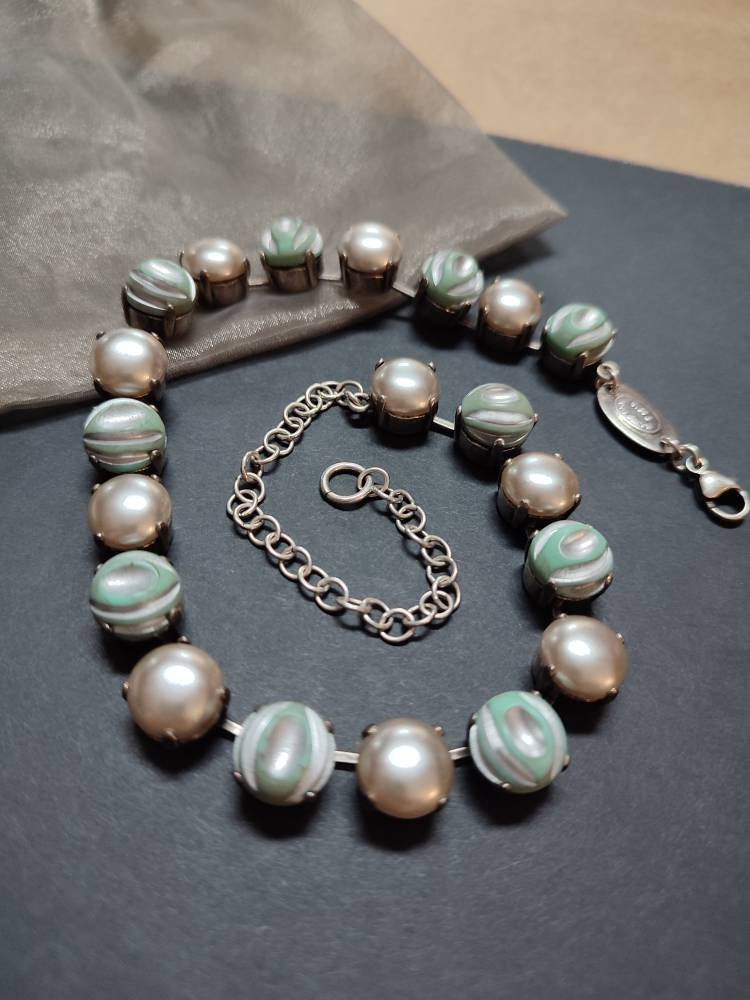 【HYERES LOR】23FW★ Full Moon Silver (Y) Pearl Necklace HYERES LOR】23FW☆ Full Moon Silver (Y) Pearl Ball NC