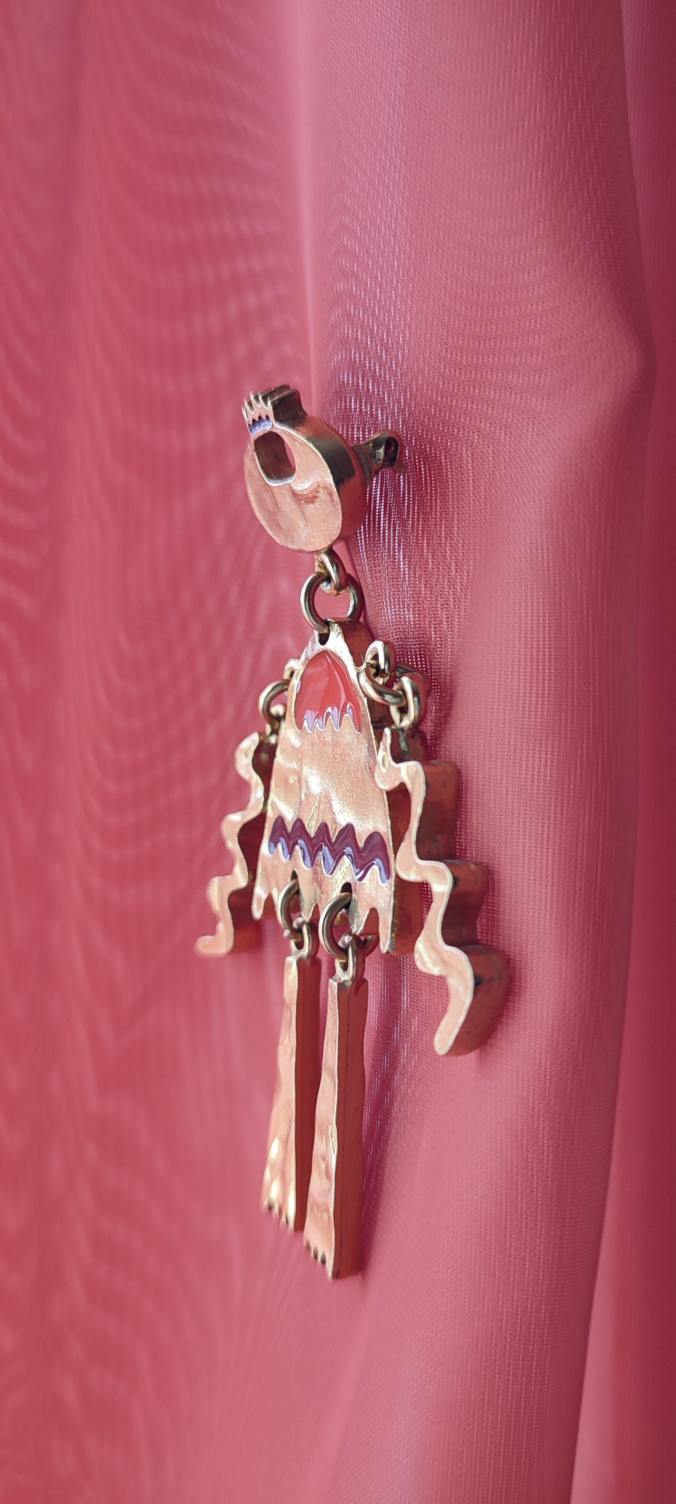 Broche Biche De Bere Style Moderniste – Numérotée 28/147 – Vintage – Occasion Très Bon état