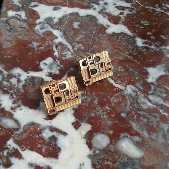 1960-70 FA Cufflinks Retro look incredible openwo… - image 6