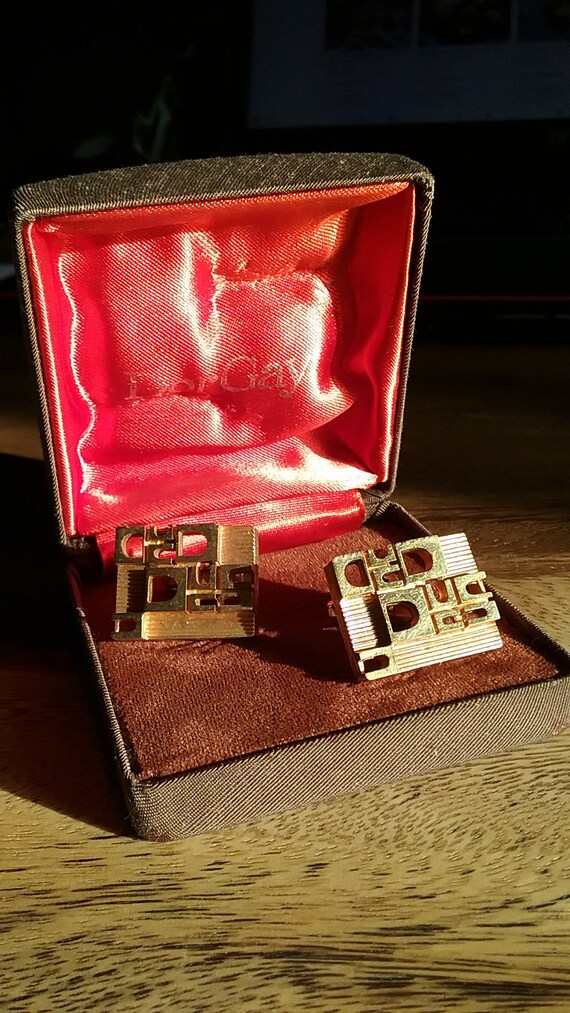 1960-70 FA Cufflinks Retro look incredible openwo… - image 4