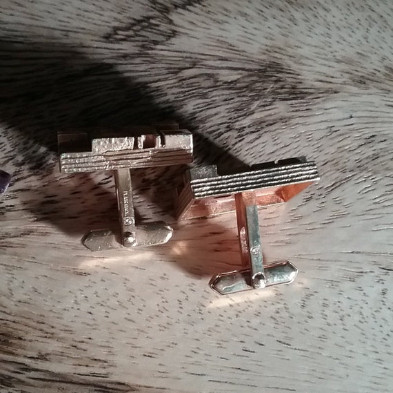 1960-70 FA Cufflinks Retro look incredible openwo… - image 9
