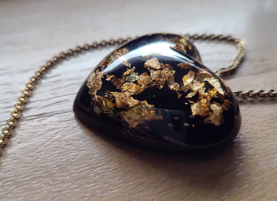 ANCIEN COLLIER PENDENTIF moderniste signé DLH old necklace EUR 65,00