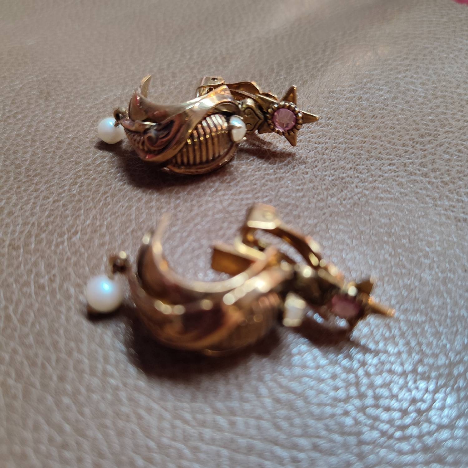 ROSSI Bijoux Made in France Clips oreilles Style rétro, Art