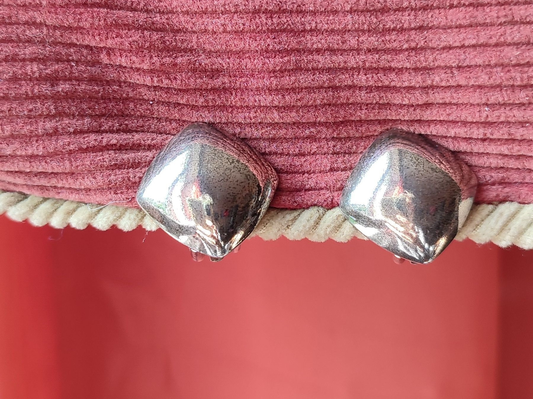 Boucles D'oreilles Agatha Vintage – Motif Nounours, Métal Argenté, Fermoir Clip, Occasion