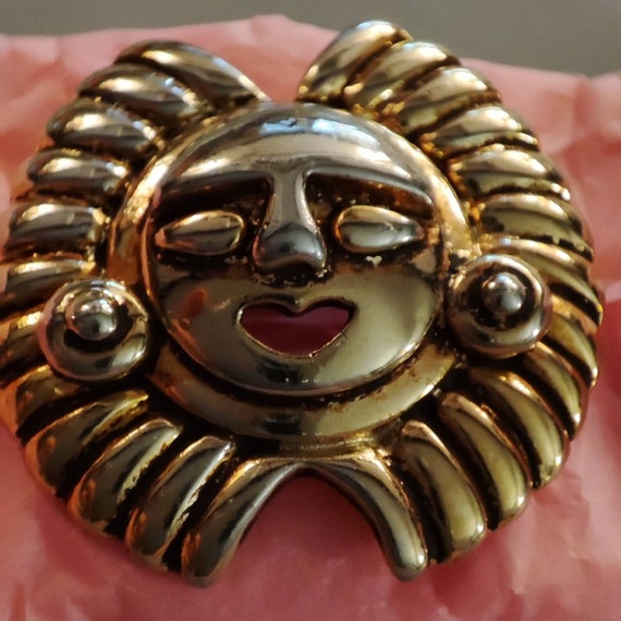 P&M PARIS Sun King Lion Stylized Peru Vintage des… - image 7