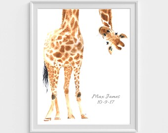giraffe decor for baby room