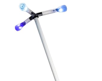 Dragonfly Modular Dragon Staff - 6 spine - Listing is for entire GLOW dragon staff (sold with OR without Capsule Lights or Flowcaps)