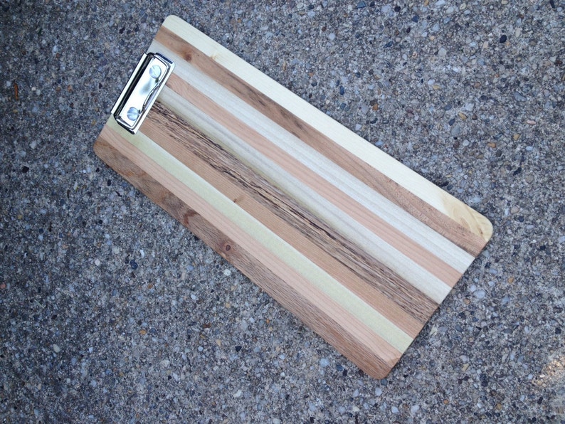 Menu/receipt Holder 11x6 Inch Clipboard. Custom Sizes Availble Etsy