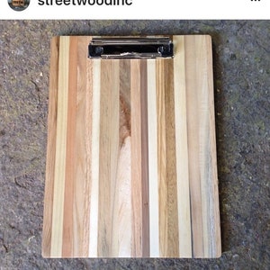 Reclaimed Pallet Wood Clipboard