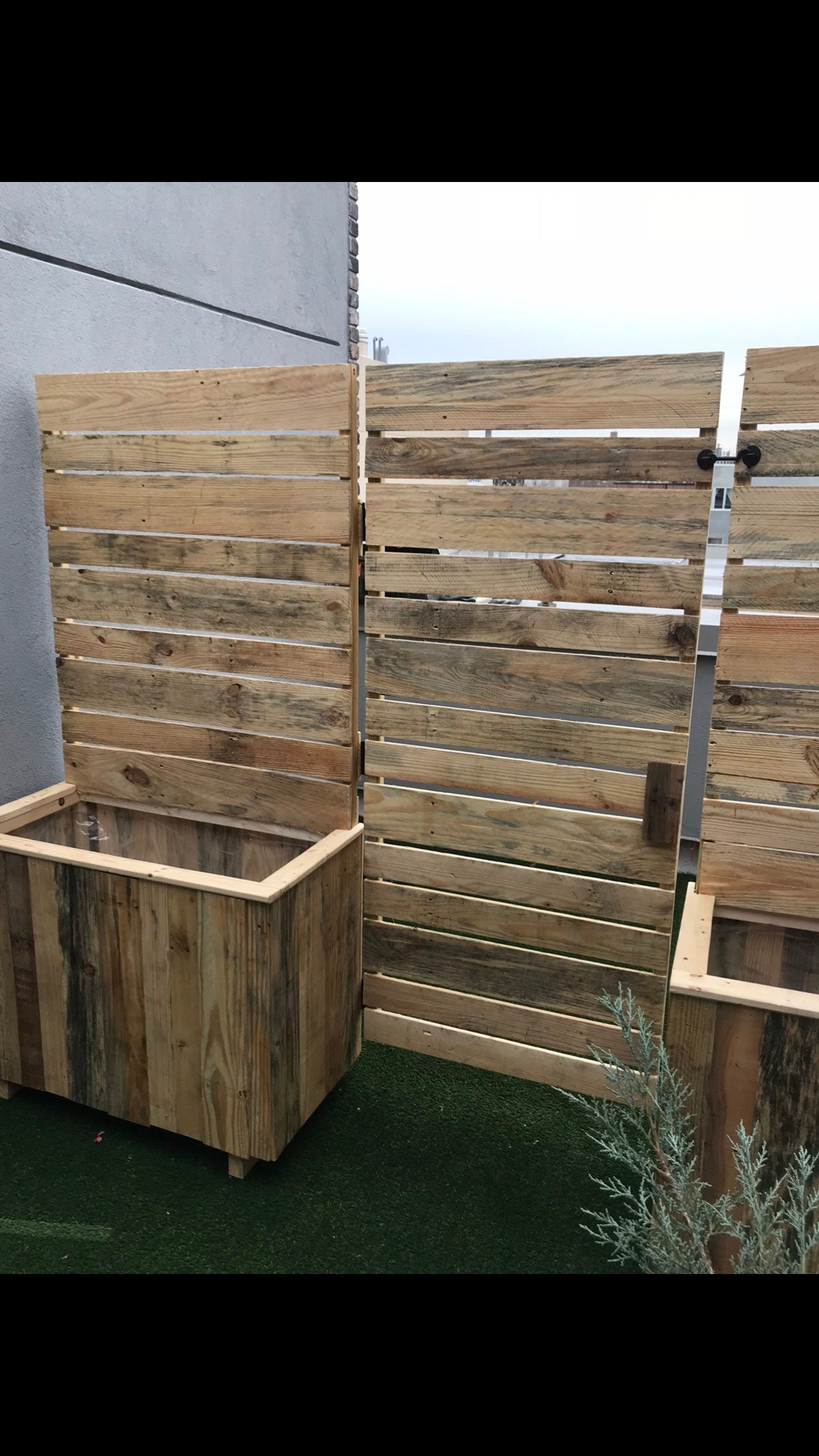 Reclaimed Pallet Wood Planter Box - Etsy - Old Pallet Planter Box