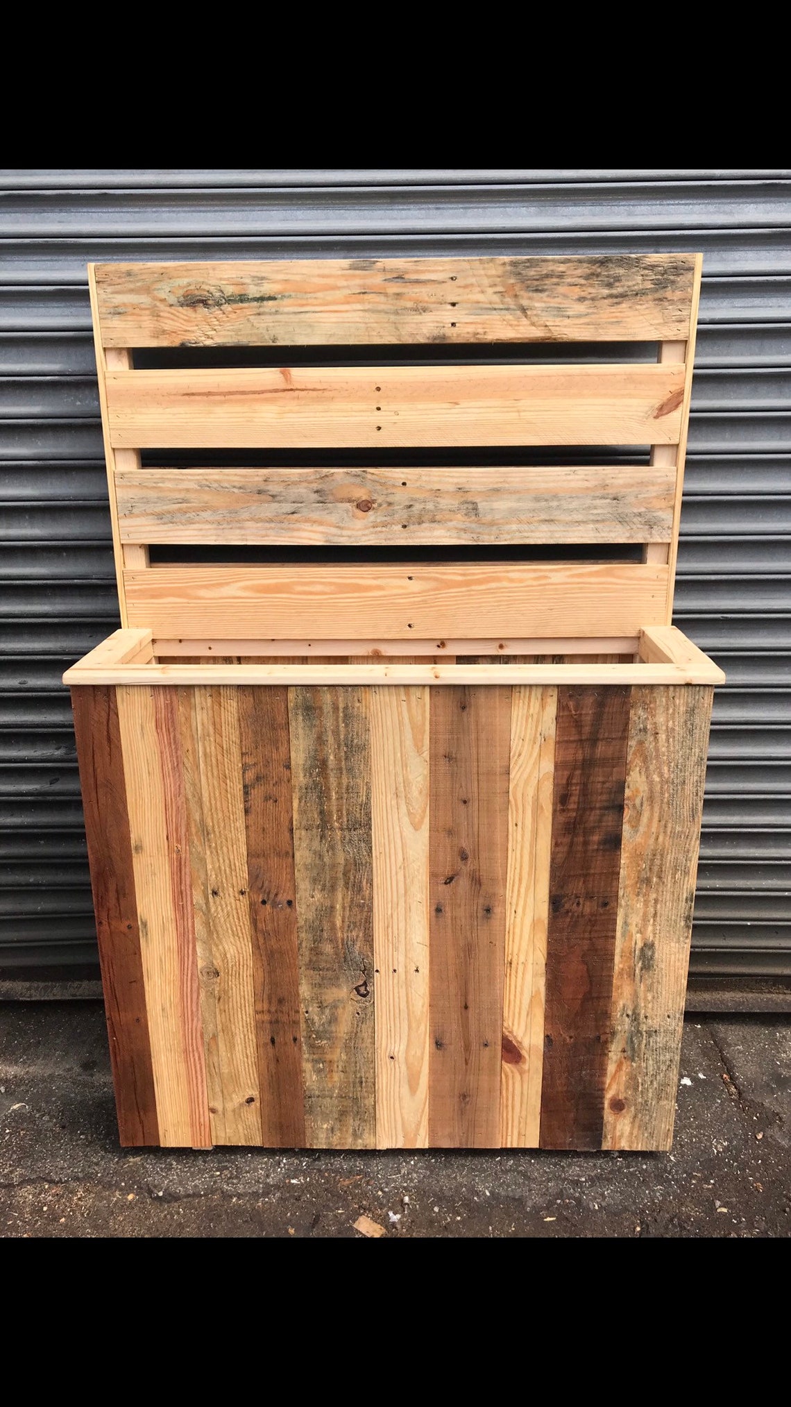 Reclaimed Pallet Wood Planter Box - Etsy