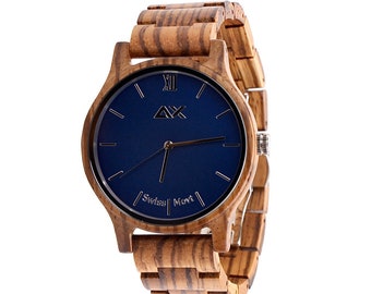 Personalized Wood Watch, Wood Wrist Watch Men, Wooden Watches, Mens Wrist Watch, Groomsmen Gift, Wood Watch, Engraved Wood Watch, Mens Watch