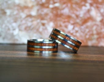 Mens Wood Ring, Wooden Ring, Mens Wooden Ring, Wood ring, Wood rings, Wood Wedding Band, Mens Wedding band, Wood ring for men, Wedding Band