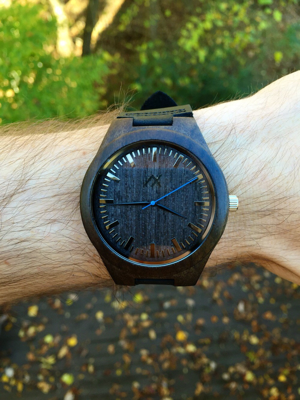 Mens watch with store custom engraving