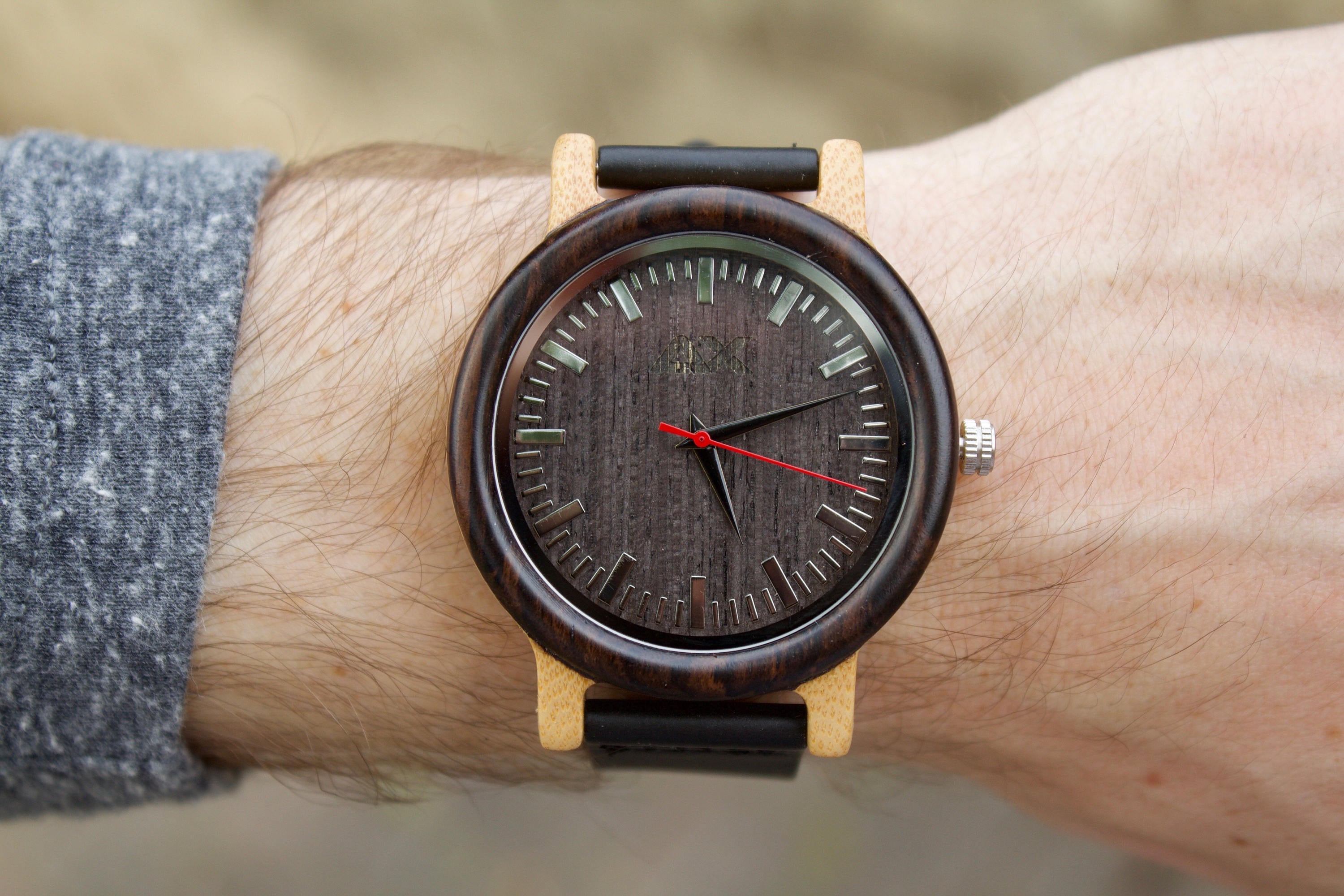 Wood Watch, Bamboo Wood Watch, Mens Wooden Watch, Handmade for Men