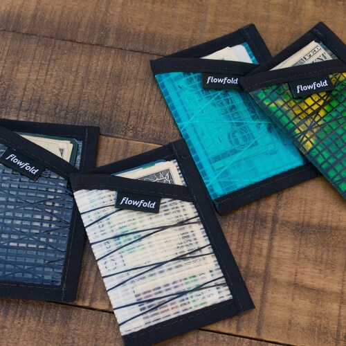 Recycled Sailcloth Minimalist Card Holder Vegan Wallet Durable Etsy