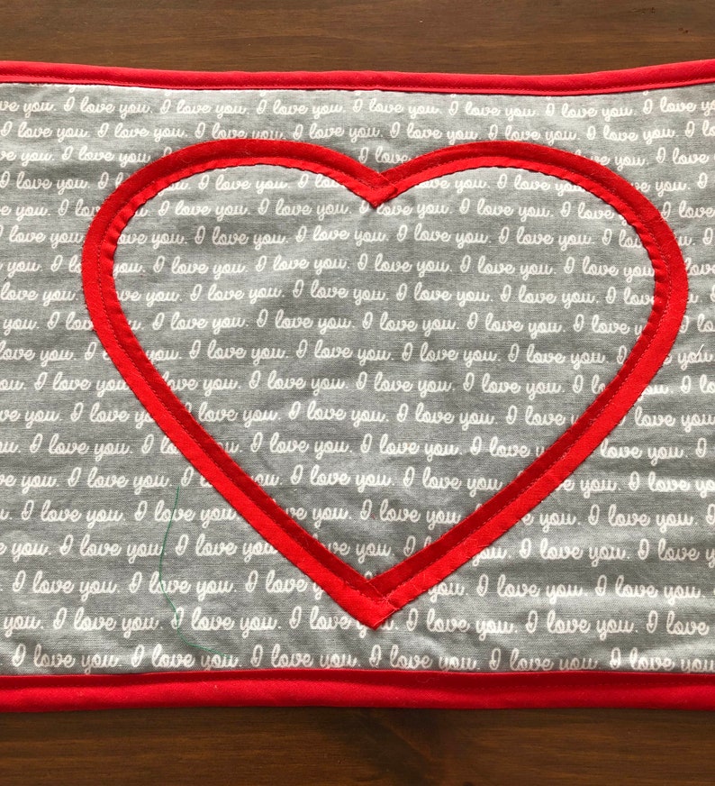 Table Runner Quilted Reversible