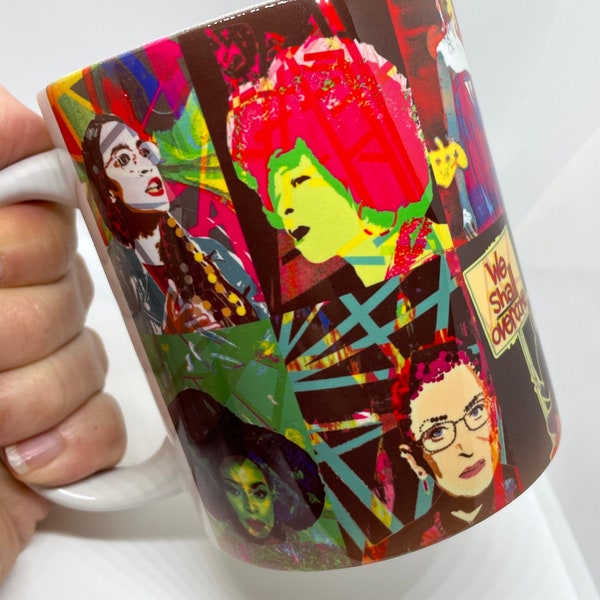 Electric Ladies Mug | Gift | Feminist | Made in Scotland | Politics | Vote | Feminist Gift | Powerful Women | Tea | Coffee | Feminism |Music