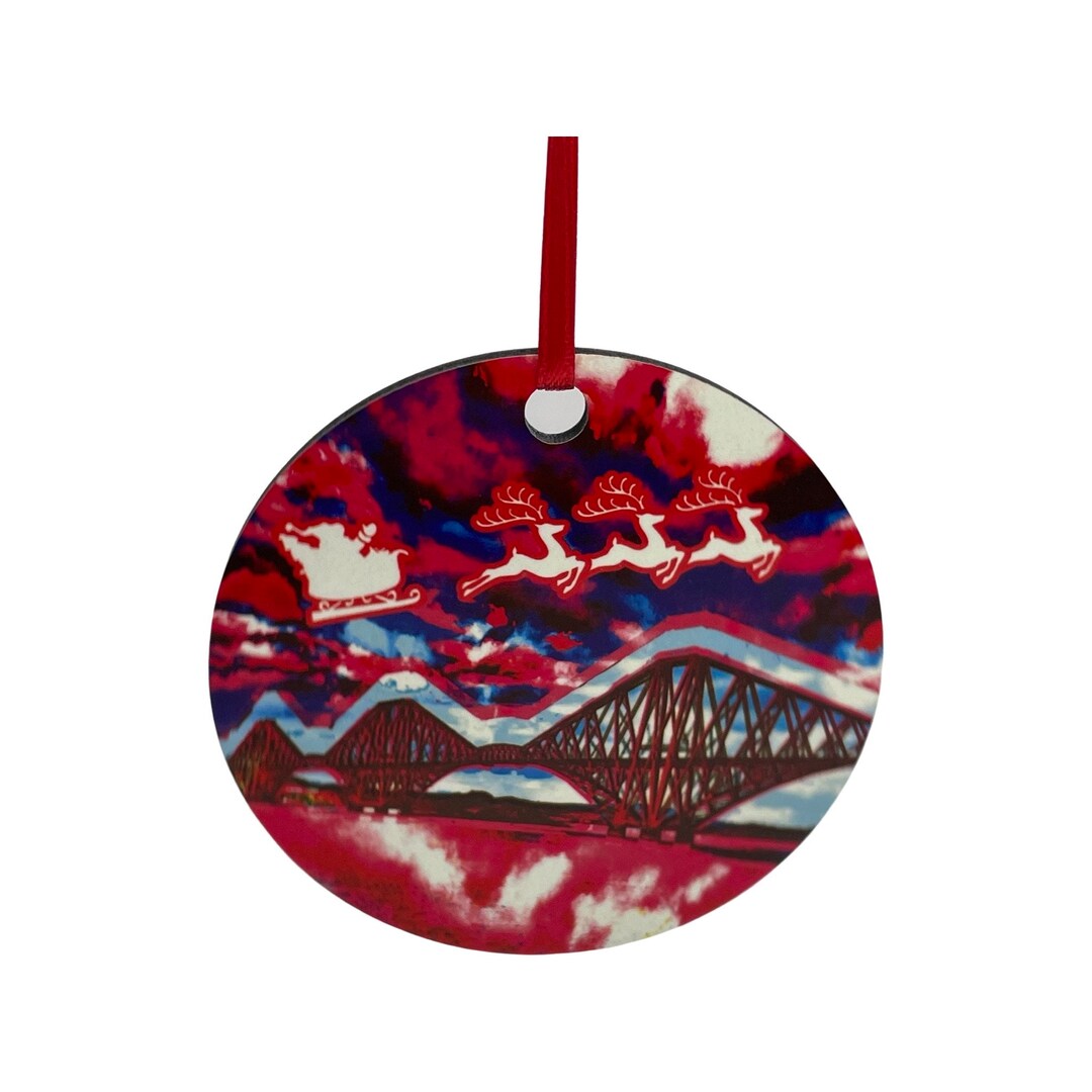 Forth Rail Bridge Christmas Decoration | Christmas Tree | Xmas | Edinburgh | Quirky | Unique | Home | Edinburgh Gift | Santa | Scottish Gift