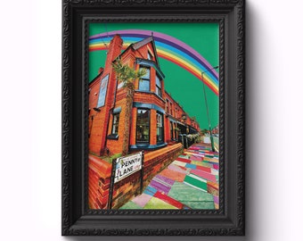 Penny Lane Print | Liverpool | The Beatles | Fab Four | Liverpool Print | Liverpool Art | Merseyside | Art | Gift | | Art Print | Music Gift