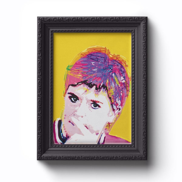 Electric Ladies | Nicola Sturgeon | Pop Art | Politician | Made in Scotland | Colourful | Abstract Print | Feminist Art | Print | Feminist