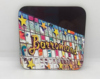 Barrowlands Coaster | Tea | Coffee | Made in Scotland | Abstract | Quirky | Glasgow | Gift | Weegie | Art | Bright | Colourful | Music