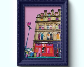 Stampa di Groucho / Regalo Dundee l Dundee / Stampa astratta / Fotografia / Realizzato in Scozia / Città della scoperta / Arte / Musica / Stampa Dundee