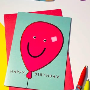 Alles Gute zum Geburtstag Grußkarten | Geburtstagskarte | Senden Sie etwas Liebe | Glückliche Karte | Feier | Karten | Hergestellt in Schottland | Freude | Regenbogen