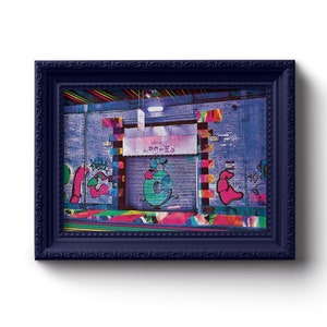 The Arches Print | Glasgow Print | Digital Prints | City of Glasgow | Gift | Photography | Abstract Art | Bright | Colourful | Art | Dance